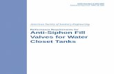 Performance Requirements for Anti-Siphon Fill Valves for ......Water Closet Tanks Section I 1.0 General 1.1 Application This standard provides dimensional and minimum performance requirements