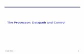 The Processor: Datapath and Control - Pittjuy9/142/slides/L7-Single-Cycle... · 2016. 3. 24. · Today we’ll build a single-cycle implementation of this instruction set. — All