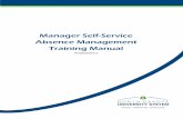 Manager Self-Service Absence Management Training Manual · 2020. 7. 21. · NDUS CTS 4 | P a g e MANAGER SELF SERVICE - ABSENCE MANAGEMENT Overview All employees who earn leave will