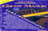 Ghost Manor - Atari 2600 - Manual - gamesdatabaseGHOST MANOR castle As night tails your job to rescue your friend held pnsoner by Dracula and escape trom the castle — all before