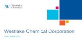 Westlake Chemical Corporation2021. 6. 2. · Westlake Chemical Corporation A Leading Integrated Materials Company Notes: (1) See page 20, (2) Includes WLK Corporate EBITDA, (3) Net