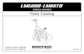 GREEN MOWER Parts Catalog - Baroness · 2019. 1. 18. · PARTS CATALOGUE Ordering parts All parts in this parts catalogue are controlled by computer. For prevention of delivery of
