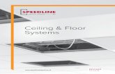 Ceiling & Floor Systems · Speedline Ceiling Liner Systems 119 Speedline Resilient Bar Ceiling Systems 123 Speedline Separating Floor System 125 Speedline Spring Tee Ceiling System
