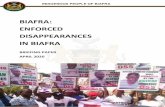 BIAFRA: ENFORCED DISAPPEARANCES IN BIAFRA...8:00 am - 11:30 am & 2:00 pm - 4:00 pm Monday - Friday Website: , United Kingdom Office: 4th Floor Silverstream House, 45 Fitzroy Street,
