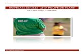 SOFTBALL DRILLS AND PRACTICE PLANS ......Introduction Softball coaches are constantly on the lookout for drills and skills that are going to make their players better. Further, being