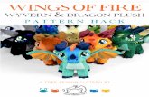 WINGS OF FIRE...WINGS OF FIRE wyvern & dragon plush pattern hack This pattern is meant to work alongside my Wyvern & Dragon Plush sewing pattern. It's a set of extra templates …