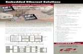 Embedded Ethernet Solutions - Mouser Electronics · 2008. 7. 31. · RJ-45 VDD Designing Embedded Ethernet Systems Has Never Been Easier ... C8051F MCU and industry-proven CMX Micronet™