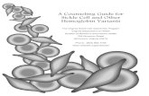 A Counseling Guide for Sickle Cell and Other Hemoglobin Variants · 2016. 8. 6. · A Counseling Guide for Sickle Cell and Other Hemoglobin Variants ... deep sea diving, flying in