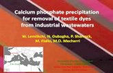 Calcium phosphate precipitation for removal of textile dyes …uest.ntua.gr/iwwatv/proceedings/presentations/22_May/... · 2015. 9. 7. · Calcium phosphate precipitation for removal