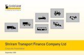 Shriram Transport Finance Company Ltd - STFC | CMS · 2020. 11. 18. · Shriram Investment Ltd. and Shriram Overseas Finance Ltd. with STFC; PAT crosses Rs. 1,000 mn (2006) Investment