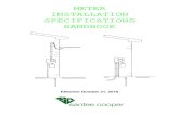 METER INSTALLATION SPECIFICATIONS HANDBOOK · 2021. 3. 4. · National Electrical Safety Code as adopted by Santee Cooper at the time of distribution installation. 104. The term “