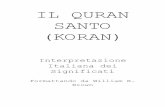 THE HOLY QURAN (KORAN) · Title: THE HOLY QURAN (KORAN) Author: William B. Brown Created Date: 3/4/2004 7:41:24 PM