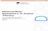 Heteroclinic Dynamics in Game Theory · 2019. 11. 15. · complexidade. A ocorrência de comutação infinita perto de uma rede heteroclínica pode induzir comportamento caótico.