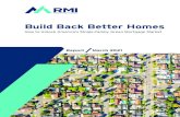 Build Back Better Homes · 2021. 5. 3. · Build Back Better Homes How to Unlock America’s Single-Family Green Mortgage Market. Authors ... Elizabeth Beardsley, U.S. Green Building