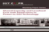 Shared Capacity and Levelized Cost with Application to Power …ceepr.mit.edu/files/papers/2019-007.pdf · 2019. 5. 30. · the levelized cost of an individual product. The necessary
