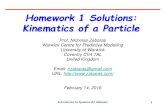 Homework 1 Solutions: Kinematics of a Particleibilion/ · 2016. 2. 14. · Introduction to Dynamics (N. Zabaras) Problem 6 Pulley D is attached to a collar which is pulled down at