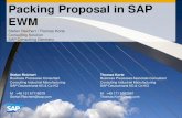 Packing Proposal in SAP EWM