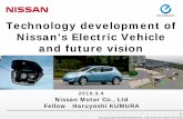 Technology development of Nissan's Electric Vehicle and ...