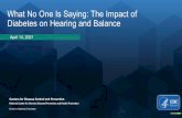 What No One Is Saying: The Impact of Diabetes on Hearing ...