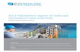 D3.3 Validation report of reduced renovation cost and time