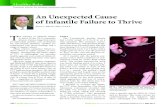 An Unexpected Cause of Infantile Failure to Thrive