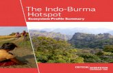 The Indo-Burma Hotspot