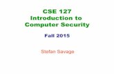 CSE 127 Introduction to Computer Security