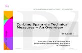 Curbing Spam via Technical Measures – An Overview