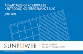 Advantages of ac modules + introducing performance 3 ac