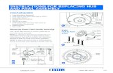 INSTRUCTIONS FOR REPLACING HUB AND PAWL ASSEMBLY