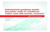Automated parking made possible with TI mmWave radar and ...