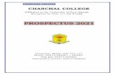 PROSPECTUS 2021 - chanchalcollege.ac.in