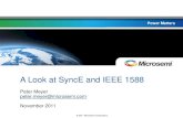 A Look at SyncE and IEEE 1588