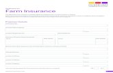 Application for Farm Insurance