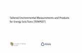 Tailored Environmental Measurements and Products for ...