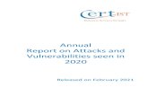 Annual Report on Attacks and Vulnerabilities seen in 2020