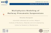 Multiphysics Modeling of Railway Pneumatic Suspensions