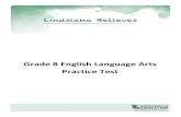 Grade 8 English Language Arts Practice Test