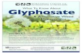 What To Know About Glyphosate
