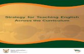 Strategy for Teaching English Across the Curriculum