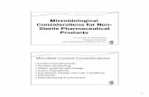Microbial Control Considerations - PDA