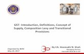 GST- Introduction, Definitions, Concept of Supply ...