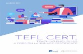 TEFL CERT. - ELT Council