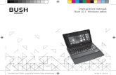 Instruction manual Bush 10.1” Windows tablet