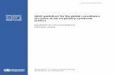 WHO guidelines for the global surveillance of severe acute ...