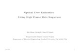 Optical Flow Estimation Using High Frame Rate Sequences
