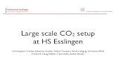 Large scale CO2 setup at HS Esslingen