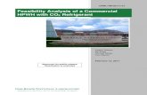 Feasibility Analysis of a Commercial HPWH with CO Refrigerant
