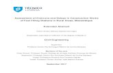 Assessment of Overruns and Delays in Construction Works of ...