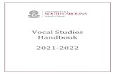 21-22 USC Vocal Studies Handbook